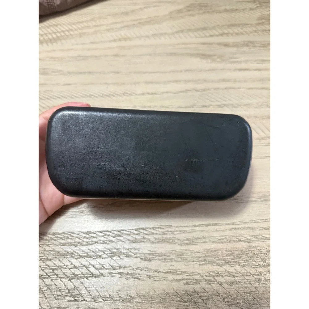 Coach New York Black Hard Shell Sunglasses Eyeglasses Case Embossed Logo